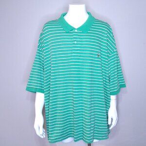 POLO RALPH LAUREN 6XB Green Stripes MULTICOLOR PONY XXXXXXL 6XL BIG & TALL Golf